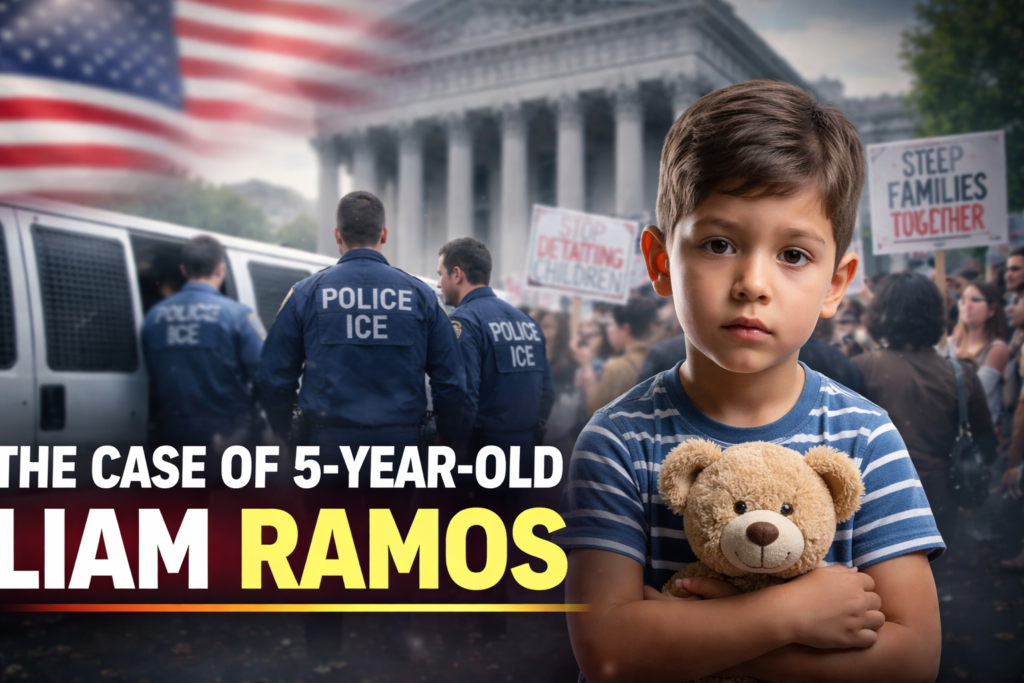 The 5-year-old Liam Ramos immigration case has sparked national debate in the United States over child detention and immigration enforcement policies.