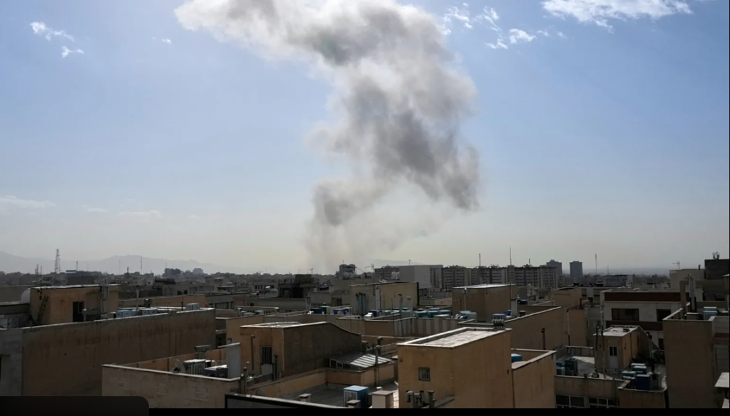 The Iron Dome air defence system, Israel's crucial anti-missile shield 2 Powerful explosions and thick smoke rise over Tehran skyline as conflict intensifies, with fires burning across multiple city districts during escalating military strikes.