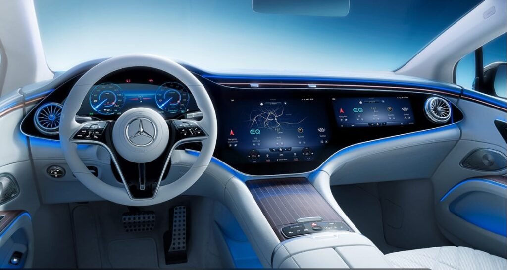 Mercedes-Benz electric car representing future mobility and innovation