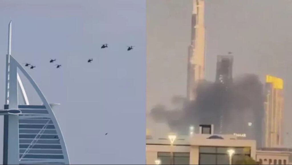 Emergency response teams active inside Dubai after missile interception incident