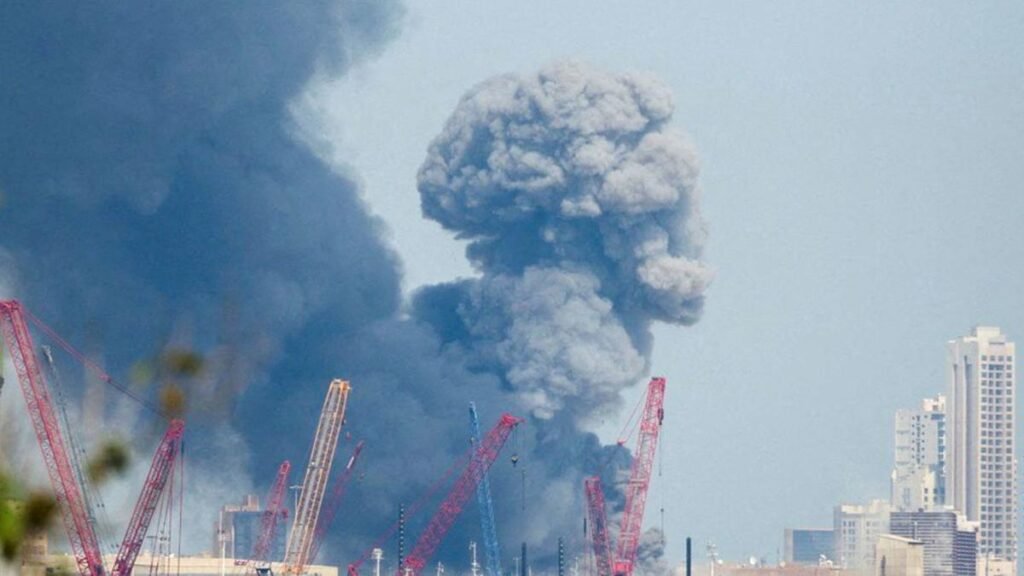 Iranian drones hit Nakhchivan Airport explosion